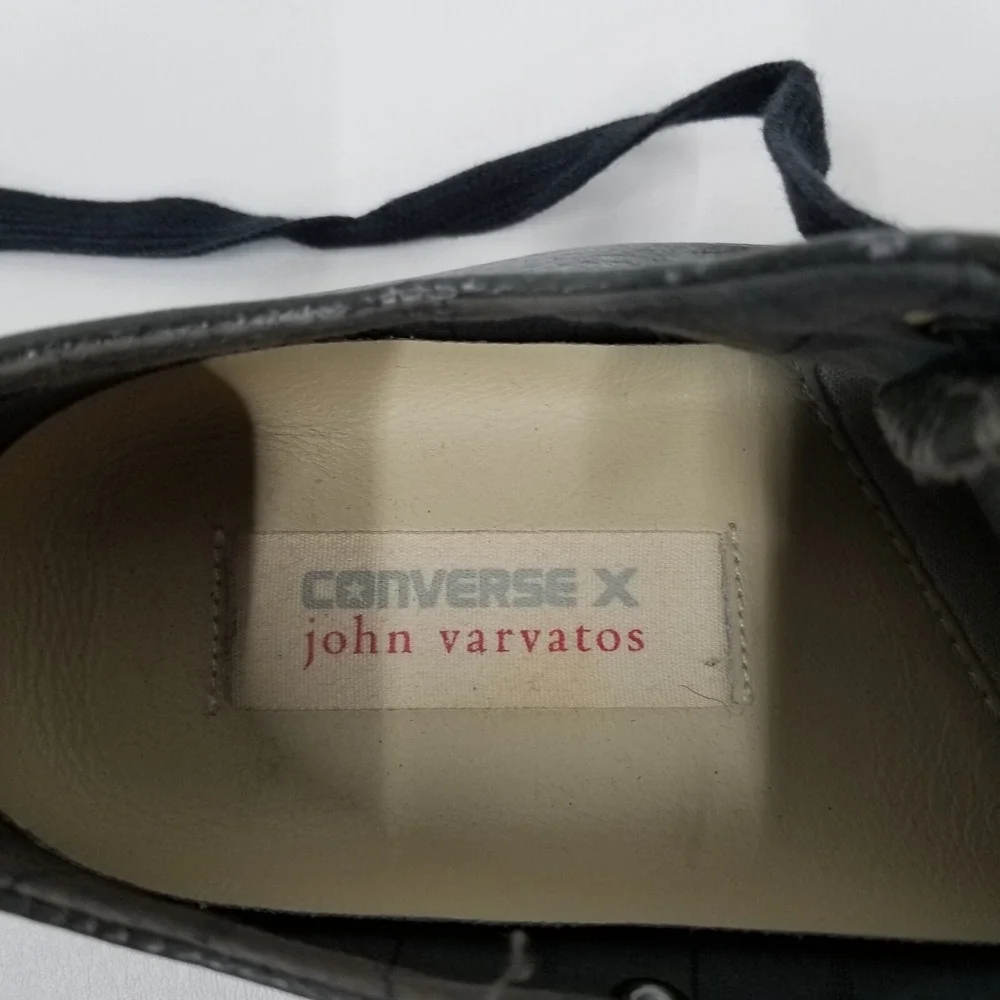 Converse X John Varvatos Shoes Mens Sz 6‎ Women 8 Grey Leather Low Tops All Star